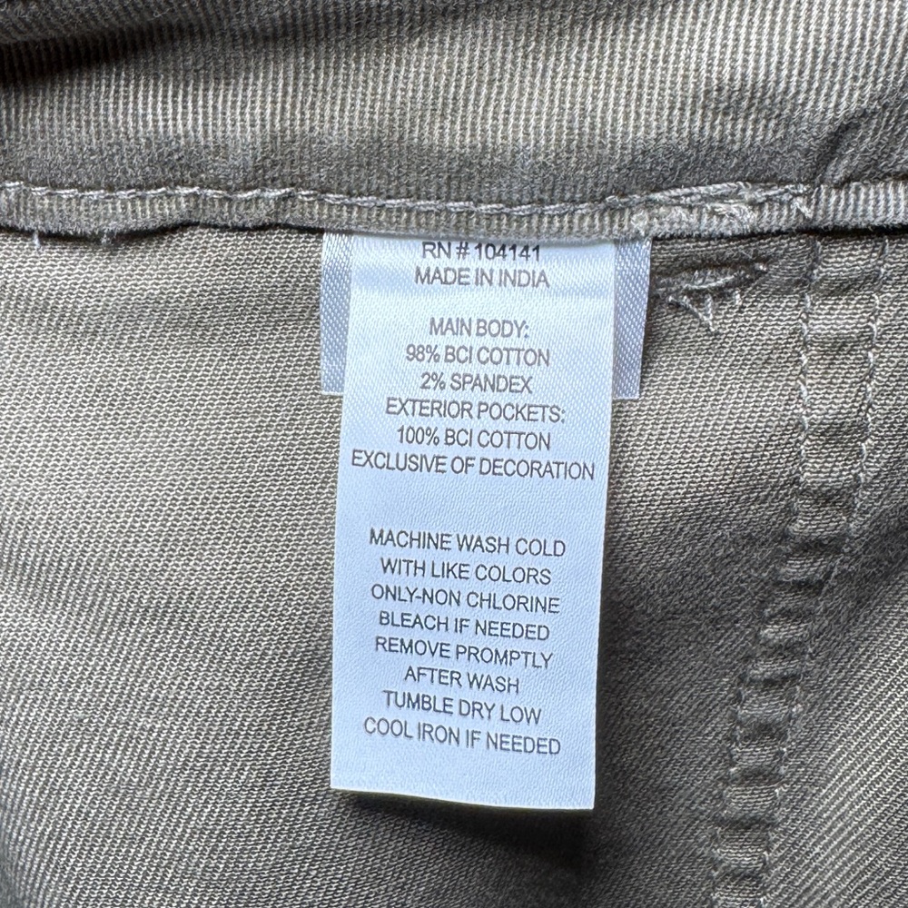 Alpine Design Corduroy High Rise 5” Shorts Women's Sz 6 Vintage Olive - Picture 10 of 10